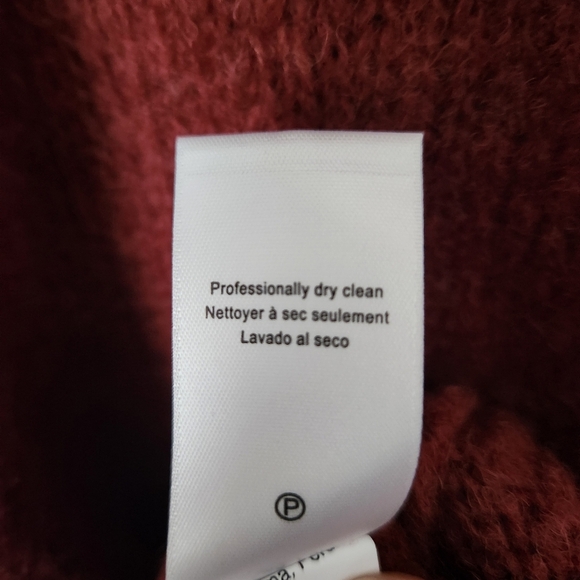 Nation LTD | Shane Alpaca & Wool Blend Sweater Dress in Rust - Size M - Picture 11 of 11